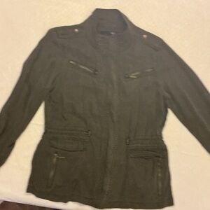 Max Jeans Olive Utility Jacket